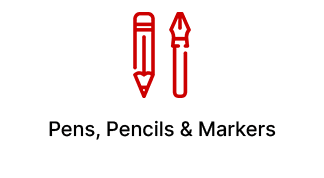 Pens, Pencils and markers icon